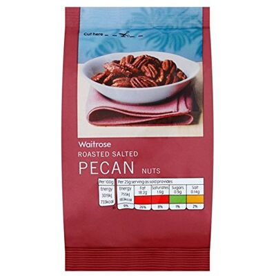 Waitrose noix de pécan grillées salées 100 g - Publicité Waitrose noix de pécan grillées salées 100 g - Publicité