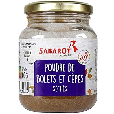 Sabarot Poudre de bolets et cèpes 100g - Publicité Sabarot Poudre de bolets et cèpes 100g - Publicité