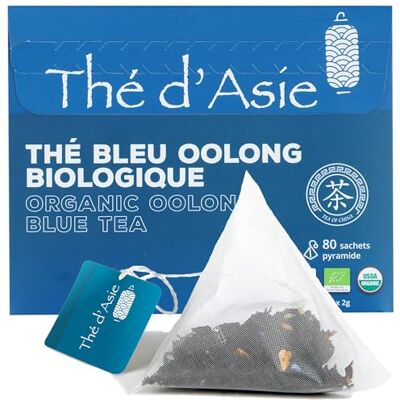 Thé D’asie - Thé bleu Oolong - Biologique - Pack infusettes x80 - tea - Publicité Thé D’asie - Thé bleu Oolong - Biologique - Pack infusettes x80 - tea - Publicité