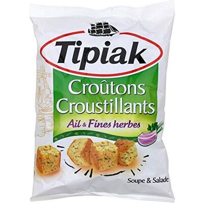 Epicerie salée TIPIAK Croutons Salade Ail Et Fines Herbes 100G Lot De 4 livraison offerte - Publicité Epicerie salée TIPIAK Croutons Salade Ail Et Fines Herbes 100G Lot De 4 livraison offerte - Publicité