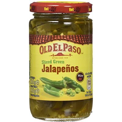 Old El Paso Piment Jalapenos Ciselés 215 g Lot de 6 - Publicité Old El Paso Piment Jalapenos Ciselés 215 g Lot de 6 - Publicité