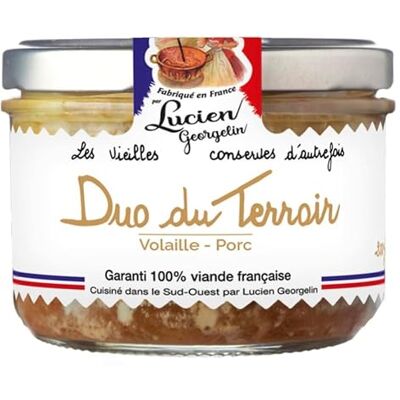 LUCIEN GEORGELIN Pâté Duo du Terroir Volaille & Porc 200g - Publicité LUCIEN GEORGELIN Pâté Duo du Terroir Volaille & Porc 200g - Publicité