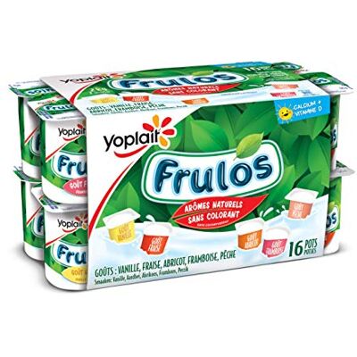 Yoplait Frulos Yaourt goûts panachés 16 x 125 g - Publicité Yoplait Frulos Yaourt goûts panachés 16 x 125 g - Publicité