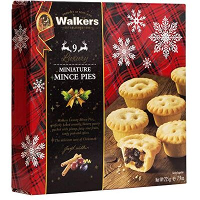 Walkers Shortbread, 9 Luxury Miniature Mincemeat Tarts, 7.9-Ounce Boxes (Pack of 3) - Publicité Walkers Shortbread, 9 Luxury Miniature Mincemeat Tarts, 7.9-Ounce Boxes (Pack of 3) - Publicité