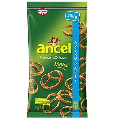 Benedicta ANCEL Maxi Bretzels D'Alsace 200G Lot De 4 - Publicité Benedicta ANCEL Maxi Bretzels D'Alsace 200G Lot De 4 - Publicité