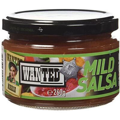 WANTED Sauce Salsa Douce 260 g Lot de 6 - Publicité WANTED Sauce Salsa Douce 260 g Lot de 6 - Publicité