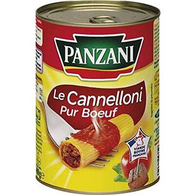 PANZANI Le Cannelloni Pur Boeuf 400g (lot de 8) - Publicité PANZANI Le Cannelloni Pur Boeuf 400g (lot de 8) - Publicité