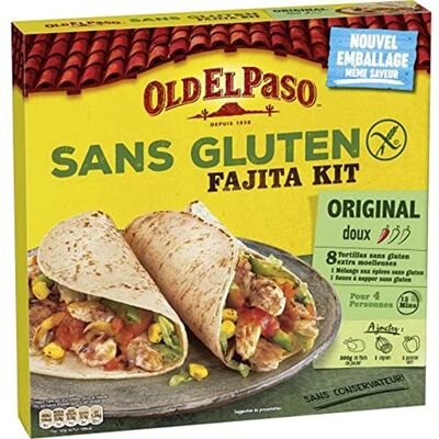 Old El Paso Sans Gluten Fajita Kit Original Doux 462g (lot de 3) - Publicité Old El Paso Sans Gluten Fajita Kit Original Doux 462g (lot de 3) - Publicité