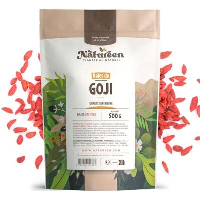 123gelules Baies de Goji 500 g Greenfood - Publicité 123gelules Baies de Goji 500 g Greenfood - Publicité