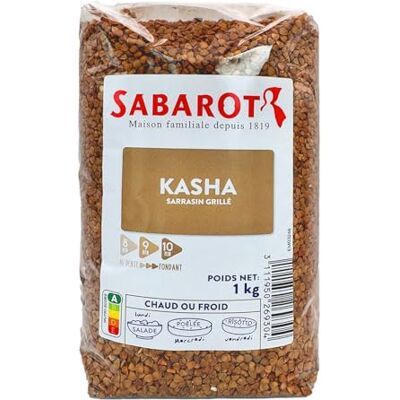 Sabarot Sarrasin grillé (Kasha) Sachet 1Kg - Publicité Sabarot Sarrasin grillé (Kasha) Sachet 1Kg - Publicité