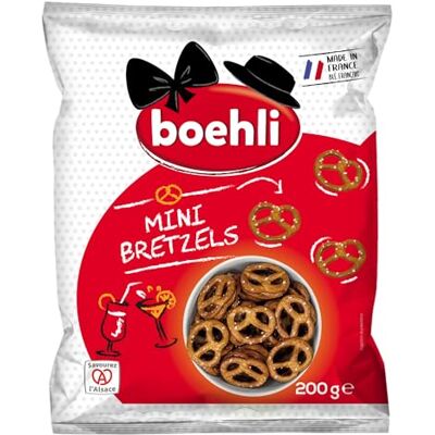 Boehli Mini sac de bretzel 200 g - Publicité Boehli Mini sac de bretzel 200 g - Publicité