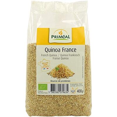 Primeal Priméal Quinoa Blanc France 400 g - Publicité Primeal Priméal Quinoa Blanc France 400 g - Publicité