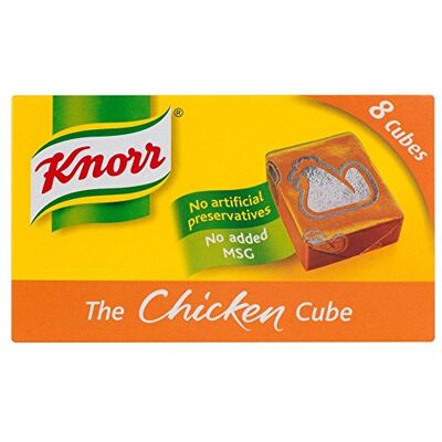 Knorr Bouillon de poule 8 cubes lot de 8 boîtes de 80 g - Publicité Knorr Bouillon de poule 8 cubes lot de 8 boîtes de 80 g - Publicité