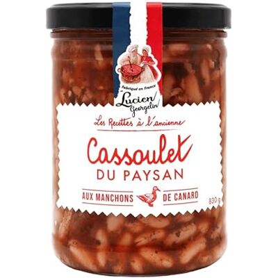 LUCIEN GEORGELIN Cassoulet du Paysan aux Manchons de Canard 830g - Publicité LUCIEN GEORGELIN Cassoulet du Paysan aux Manchons de Canard 830g - Publicité
