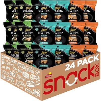 Stacy's Croustilles de pita aromatisées, 28,3 g (lot de 24) - Publicité Stacy's Croustilles de pita aromatisées, 28,3 g (lot de 24) - Publicité