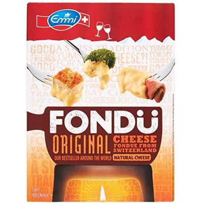 Emmi Fondue Original Fromage 400 g 396.9 g (produit suisse) - Publicité Emmi Fondue Original Fromage 400 g 396.9 g (produit suisse) - Publicité