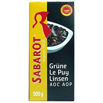 Sabarot Lentille verte du Puy A.O.P. 500g NL - Publicité Sabarot Lentille verte du Puy A.O.P. 500g NL - Publicité