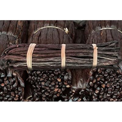 Sambavanilla Gousses de Vanille Bourbon des Comores taille XL x 10 - Publicité Sambavanilla Gousses de Vanille Bourbon des Comores taille XL x 10 - Publicité