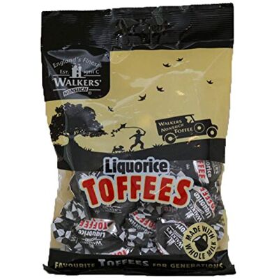 Walkers Nonsuch Liquorice Toffees (150g) Bag by - Publicité Walkers Nonsuch Liquorice Toffees (150g) Bag by - Publicité