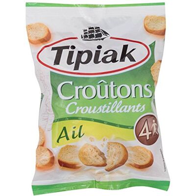 Tipiak Croûtons Ail 90 g - Publicité Tipiak Croûtons Ail 90 g - Publicité