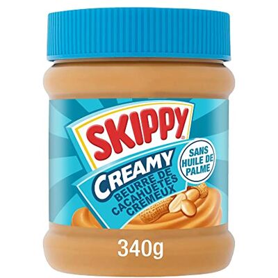 SKIPPY Beurre de Cacahuètes Creamy Texture Crémeuse & Saveur à l'Américaine Sans Huile de Palme 340 g - Publicité SKIPPY Beurre de Cacahuètes Creamy Texture Crémeuse & Saveur à l'Américaine Sans Huile de Palme 340 g - Publicité