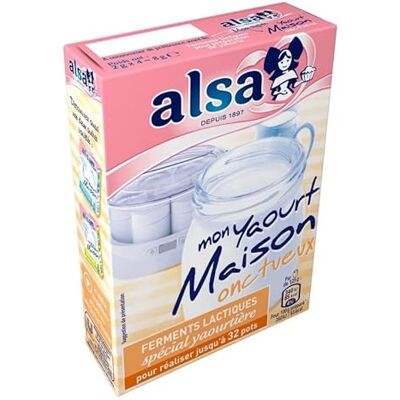 Alsa Preparation Yaourt Maison Onctueux 8G Lot De 4 Vendu Par Lot Livraison Gratuite En France - Publicité Alsa Preparation Yaourt Maison Onctueux 8G Lot De 4 Vendu Par Lot Livraison Gratuite En France - Publicité