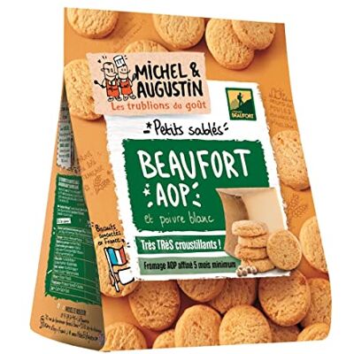 Michel et Augustin Biscuits apéritifs au fromage Beaufort AOP 100g Lot de 12 sachets - Publicité Michel et Augustin Biscuits apéritifs au fromage Beaufort AOP 100g Lot de 12 sachets - Publicité