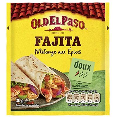 géneric Mélange D'Épices Pour Fajitas 30G Old El Paso (Lot De 4) Best Deal - Publicité géneric Mélange D'Épices Pour Fajitas 30G Old El Paso (Lot De 4) Best Deal - Publicité