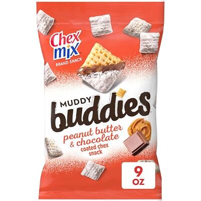 Chex Mix Muddy Buddies au beurre de cacahuète et au chocolat 255 g - Publicité Chex Mix Muddy Buddies au beurre de cacahuète et au chocolat 255 g - Publicité