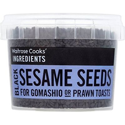 Waitrose Ingrédients sésame noir Graines de 50g Cooks - Publicité Waitrose Ingrédients sésame noir Graines de 50g Cooks - Publicité