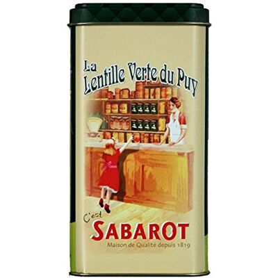 Sabarot Boîte Collection Lentille verte du Puy A.O.P. 500g - Publicité Sabarot Boîte Collection Lentille verte du Puy A.O.P. 500g - Publicité
