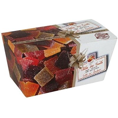 LUCIEN GEORGELIN Ballotin Pâtes de Fruits 300 g 6 Parfums Cassis, Abricot, Poire, Rhubarbe, Fraise, Framboise - Publicité LUCIEN GEORGELIN Ballotin Pâtes de Fruits 300 g 6 Parfums Cassis, Abricot, Poire, Rhubarbe, Fraise, Framboise - Publicité
