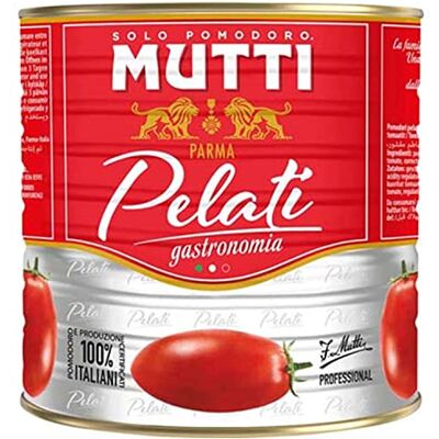 Mutti Selezione Gastronomia Lot de 6 tomates pelées 2,5 kg - Publicité Mutti Selezione Gastronomia Lot de 6 tomates pelées 2,5 kg - Publicité