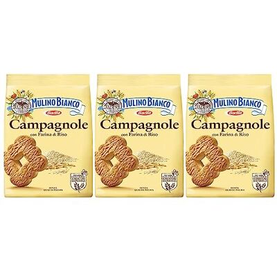 sarcia.eu MULINO BIANCO Campagnole biscuits sablés à la farine de riz 700g (Campagnole, x3) - Publicité sarcia.eu MULINO BIANCO Campagnole biscuits sablés à la farine de riz 700g (Campagnole, x3) - Publicité