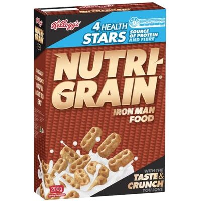 Kellogg's Céréales Nutri Grain 200g - Publicité Kellogg's Céréales Nutri Grain 200g - Publicité