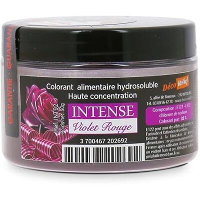Déco Relief Colorant violet-rouge intense (poudre alimentaire) 50 g - Publicité Déco Relief Colorant violet-rouge intense (poudre alimentaire) 50 g - Publicité