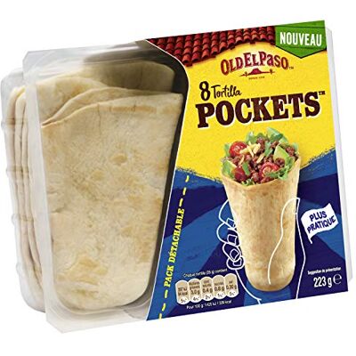 Old El Paso Tortilla Pocket, 223g - Publicité Old El Paso Tortilla Pocket, 223g - Publicité