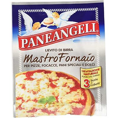 Paneangeli Mastro Fornaio Levure pour Pizza 3 enveloppes / 9 sachets - Publicité Paneangeli Mastro Fornaio Levure pour Pizza 3 enveloppes / 9 sachets - Publicité