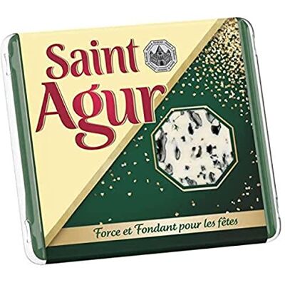 Saint Agur Fromage a pâte persillee La boite de 125g - Publicité Saint Agur Fromage a pâte persillee La boite de 125g - Publicité