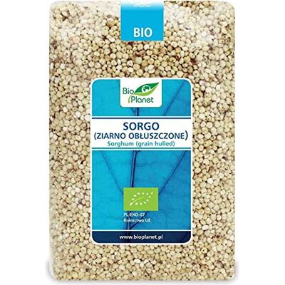 BIO PLANET Sorgho Biologique avec Coquille - 1kg - Publicité BIO PLANET Sorgho Biologique avec Coquille - 1kg - Publicité