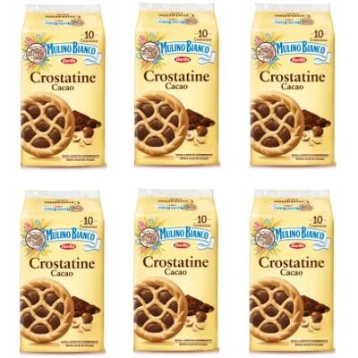 Mulino Bianco Lot de 60 barres chocolatées pour gâteaux Crostatina Cacao 40 g - Publicité Mulino Bianco Lot de 60 barres chocolatées pour gâteaux Crostatina Cacao 40 g - Publicité