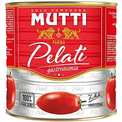 Mutti Pelati Tomate à éplucher 2,5 kg - Publicité Mutti Pelati Tomate à éplucher 2,5 kg - Publicité
