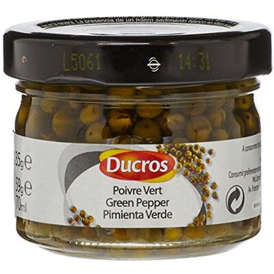 DUCROS Poivre Vert en Saumure 35 g Lot de 4 - Publicité DUCROS Poivre Vert en Saumure 35 g Lot de 4 - Publicité