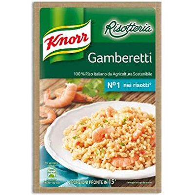 Knorr Risotto Gamberetti Riz crevettes 175 g 100 % italien - Publicité Knorr Risotto Gamberetti Riz crevettes 175 g 100 % italien - Publicité