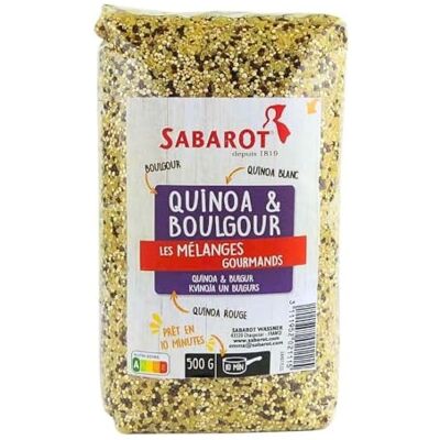 Sabarot Mélange Quinoa et Boulgour Sachet 500g - Publicité Sabarot Mélange Quinoa et Boulgour Sachet 500g - Publicité