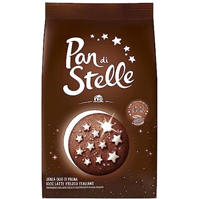 sarcia.eu MULINO BIANCO Pan di stella Biscuits au chocolat italien avec étoiles glacées 350g (Pan di stella, x1) - Publicité sarcia.eu MULINO BIANCO Pan di stella Biscuits au chocolat italien avec étoiles glacées 350g (Pan di stella, x1) - Publicité