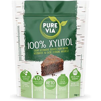Pure Via Xylitol 1kg - Bouleau - Sans OGM - Édulcorant - Publicité Pure Via Xylitol 1kg - Bouleau - Sans OGM - Édulcorant - Publicité