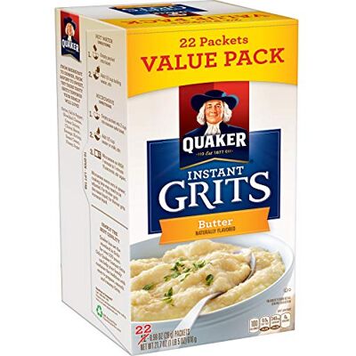 Quaker Lot de 22 grains instantanés, beurre, valeur ajoutée - Publicité Quaker Lot de 22 grains instantanés, beurre, valeur ajoutée - Publicité
