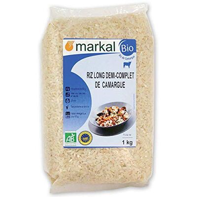Markal Riz long demi,complet Camargue, 1kg, - Publicité Markal Riz long demi,complet Camargue, 1kg, - Publicité