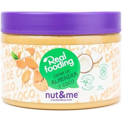 nut&me Purée d' amande et noix de coco 250 g 64% Amandes et sans sucres ajoutés Vegan et sans gluten Créme riche en fibres et protéines végétales Idéale pour recettes healthy - Publicité nut&me Purée d' amande et noix de coco 250 g 64% Amandes et sans sucres ajoutés Vegan et sans gluten Créme riche en fibres et protéines végétales Idéale pour recettes healthy - Publicité